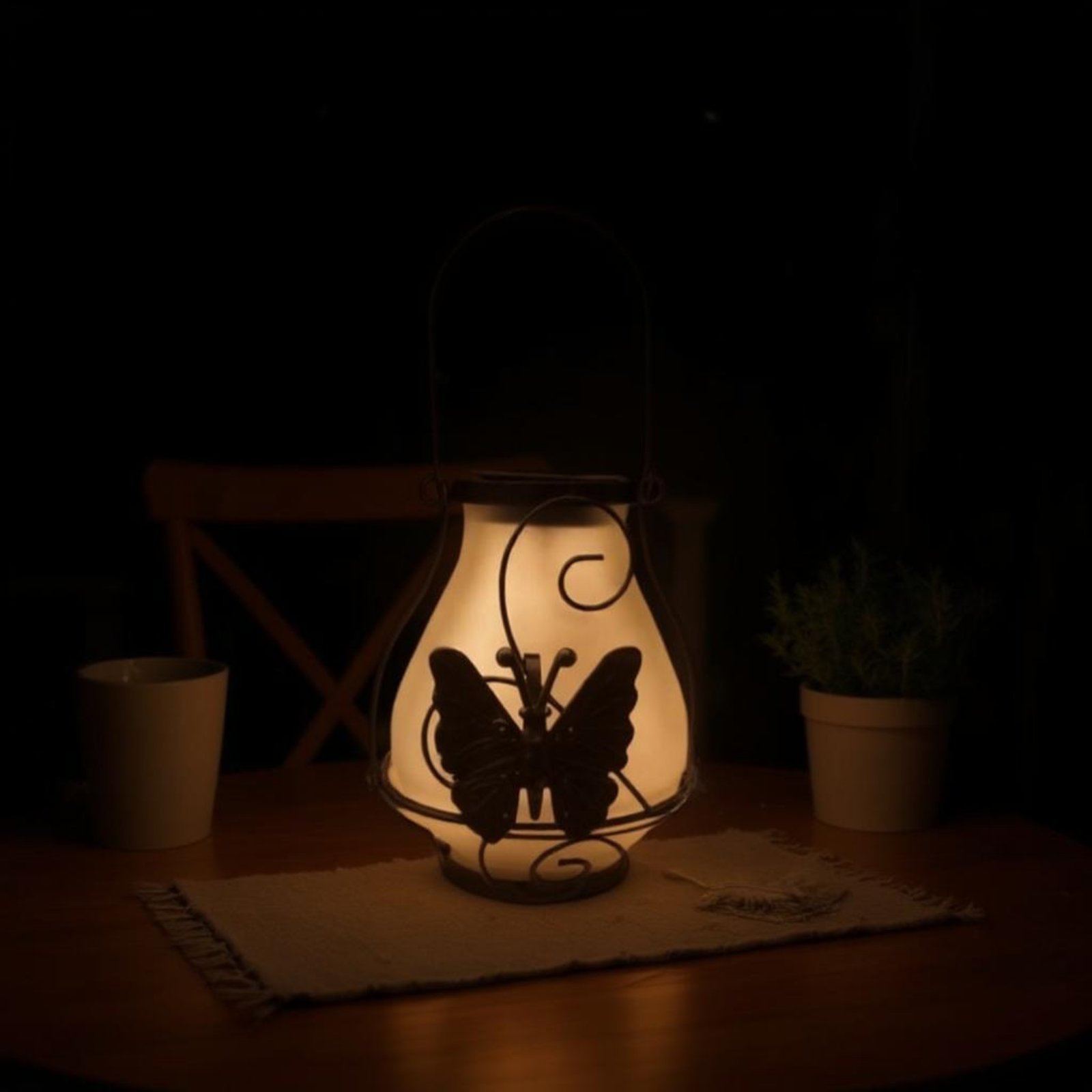 Solar Butterfly Lantern Waterp - Outdoor Lighting For Patio avaliação e preço