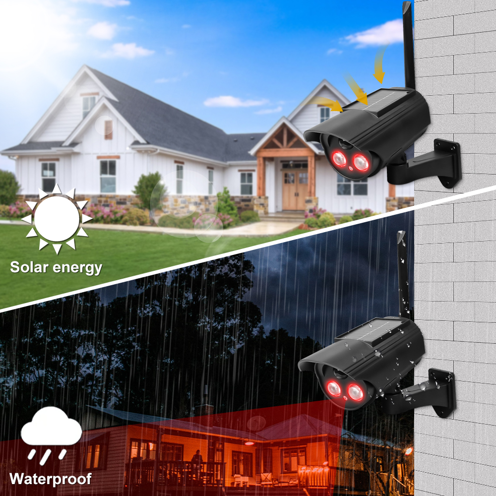 Outdoor Solar Simulation Camer - Outdoor Lighting Solar Panel avaliação e preço