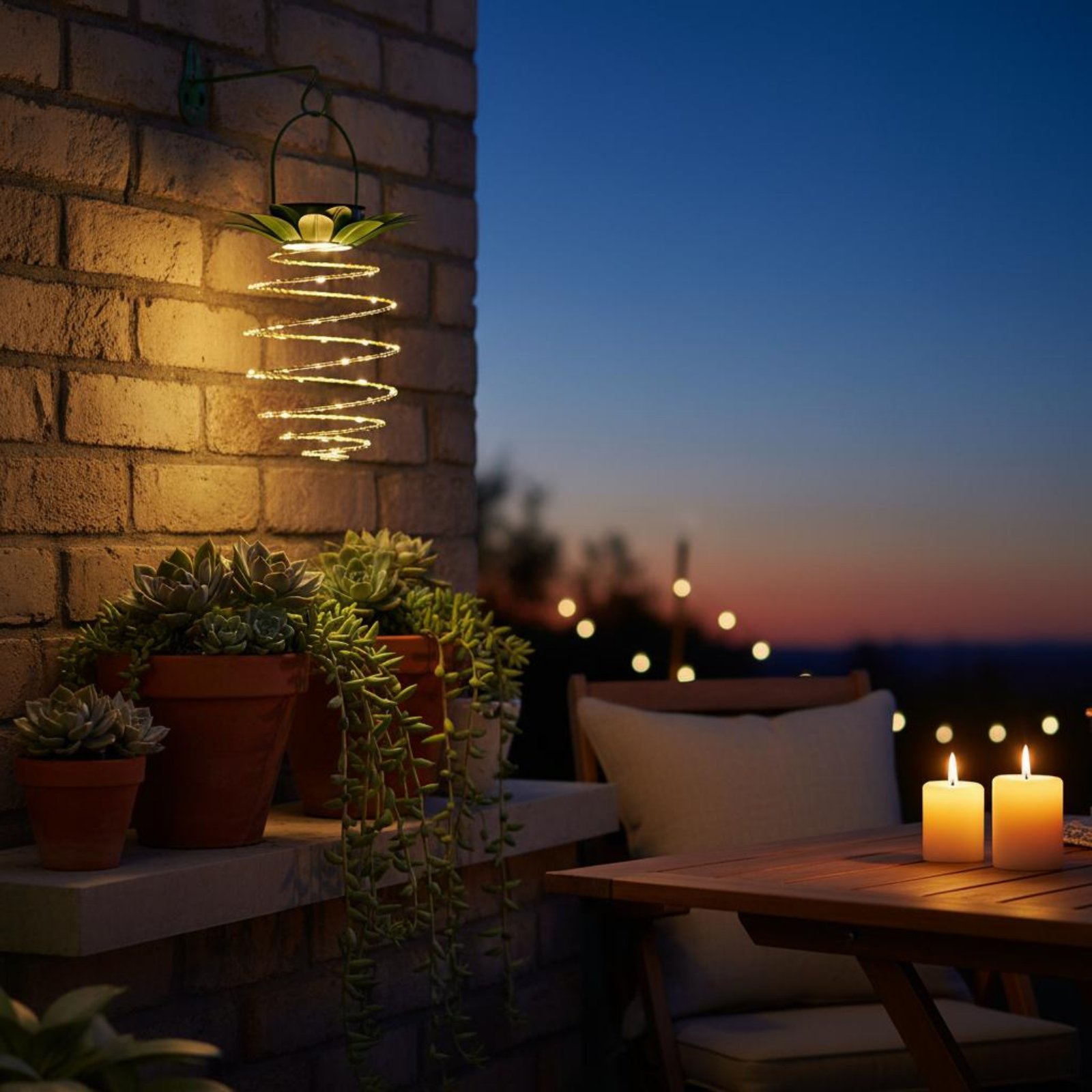 2 Pieces Solar Pineapple Lamp  - Outdoor Lighting For Patio avaliação e preço