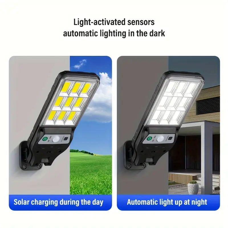 4PCS Solar Wall Light with Mot - Outdoor Lighting On Fence avaliação e preço