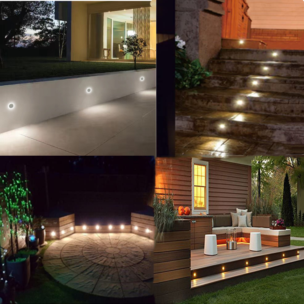 1W LED Recessed Led Wall Lamp  - Outdoor Lighting On Stairs avaliação e preço