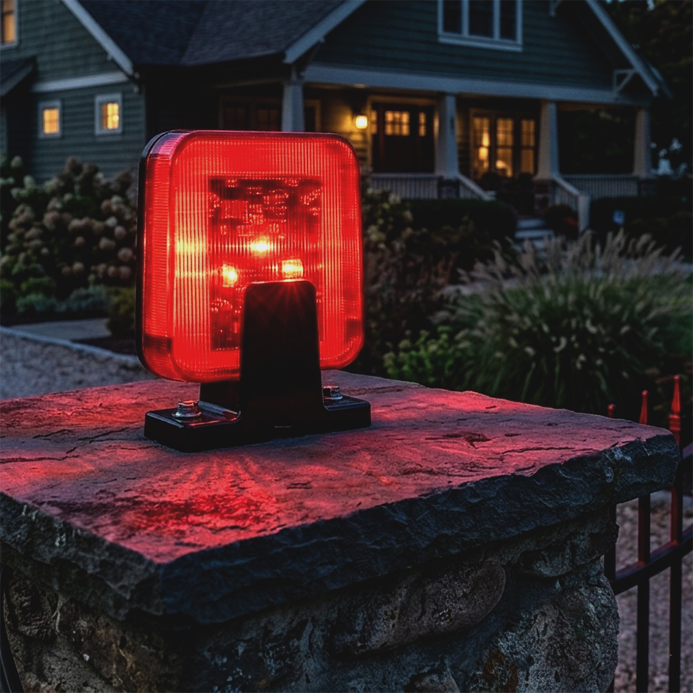 High-Power LED Strobe Beacon 1 - Outdoor Lighting Wall Mount avaliação e preço