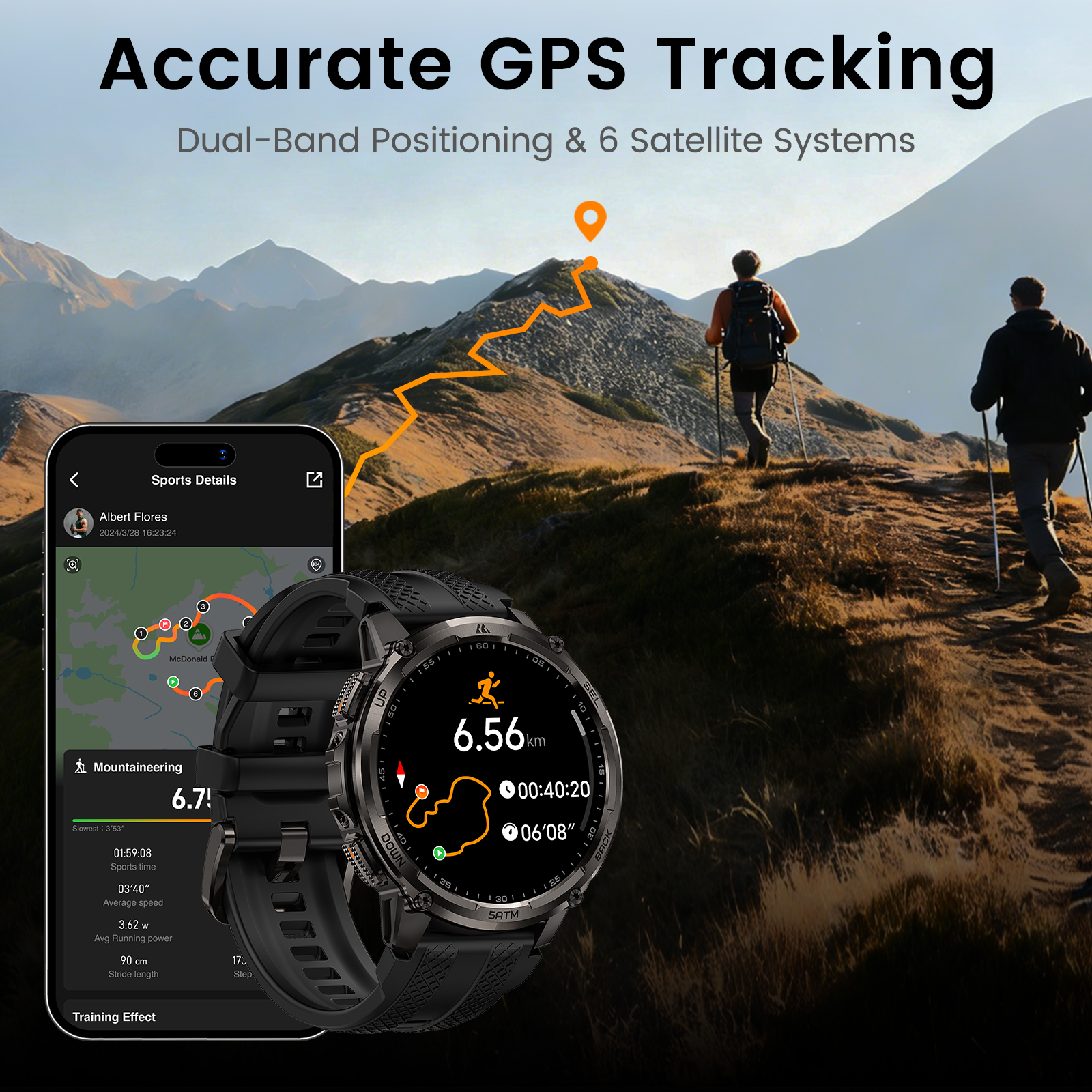KOSPET TANK T4C Smartwatch Men - Outdoor Lighting Japanese avaliação e preço