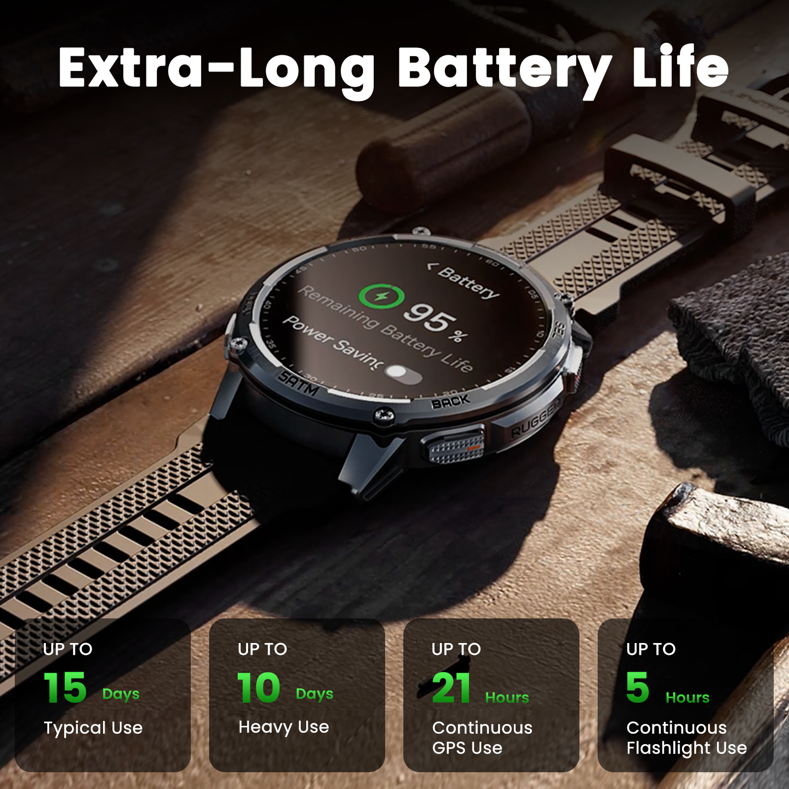 KOSPET TANK T4C Smartwatch Men - Outdoor Lighting Japanese avaliação e preço