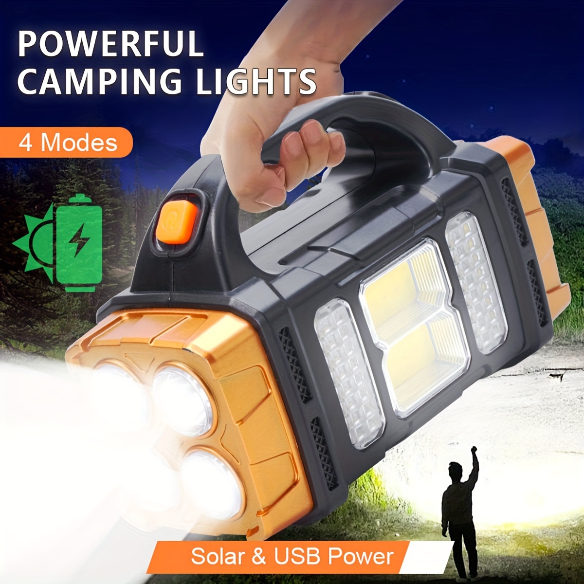 New Upgrade Rechargeable High  - Outdoor Lighting Diy avaliação e preço