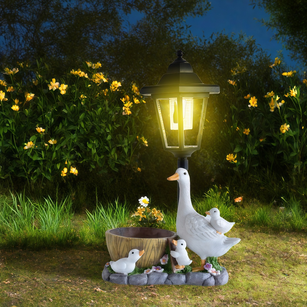 Solar Duck Night Light Garden  - Outdoor Lighting Ground avaliação e preço