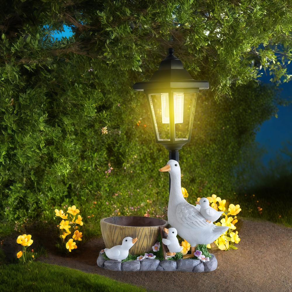 Solar Duck Night Light Garden  - Outdoor Lighting Ground avaliação e preço
