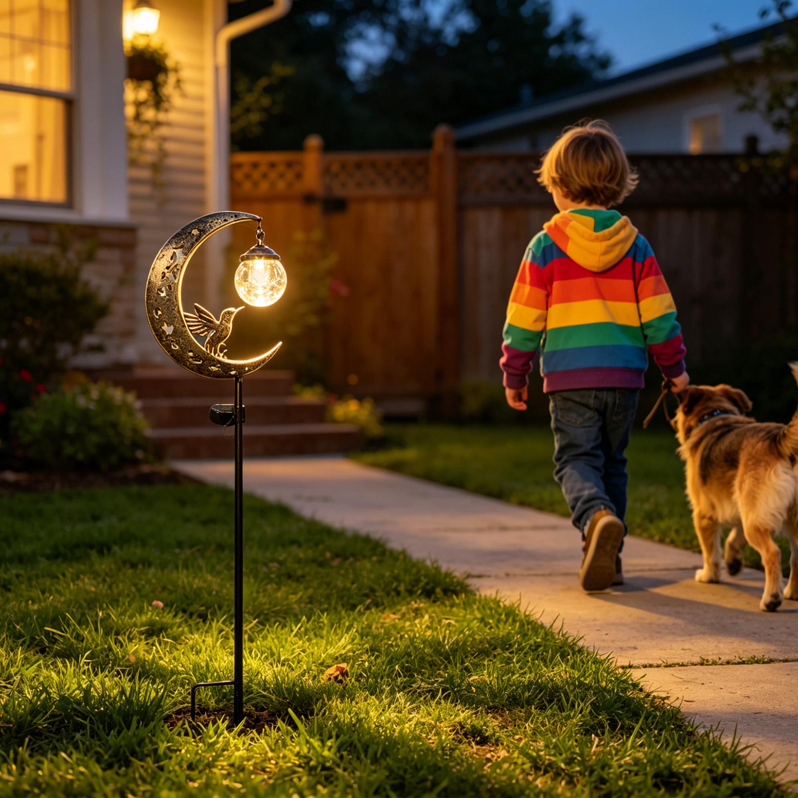 Solar Stake Lights Outdoor Moo - Outdoor Lighting Yard Stakes avaliação e preço