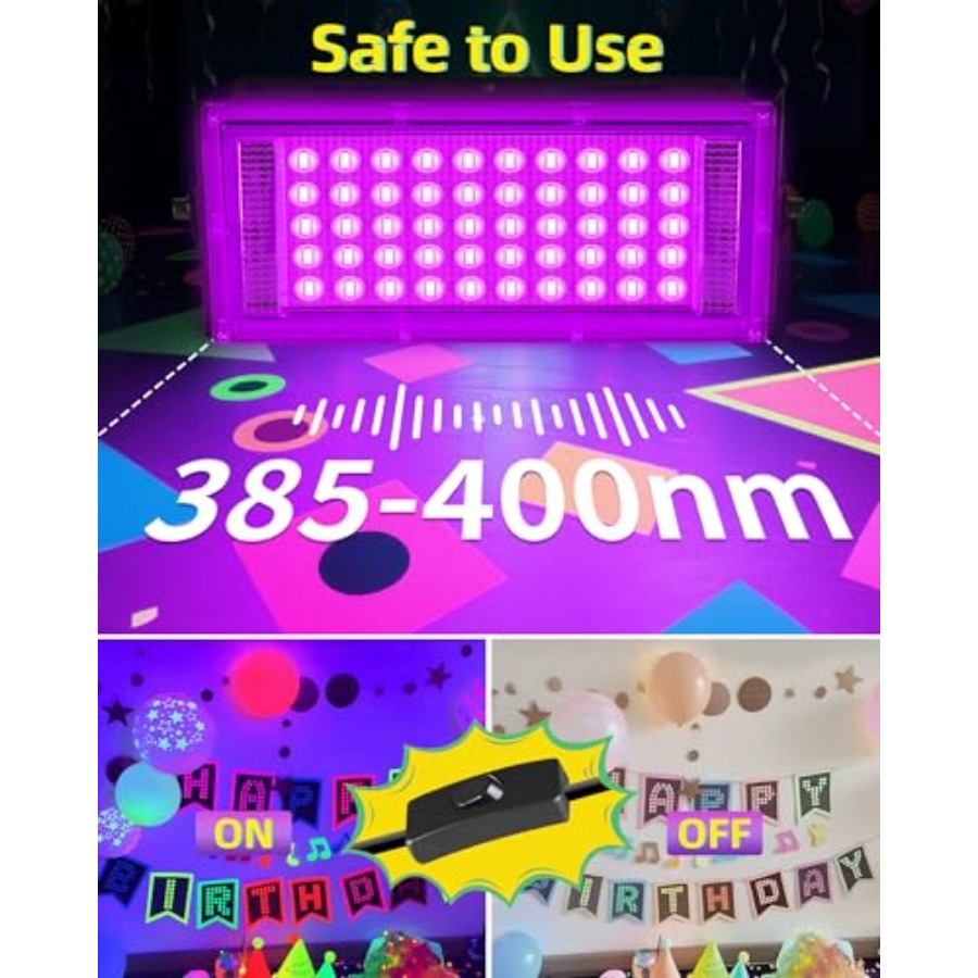 50W LED Black Light IP66 Water - Outdoor Lighting Waterproof avaliação e preço