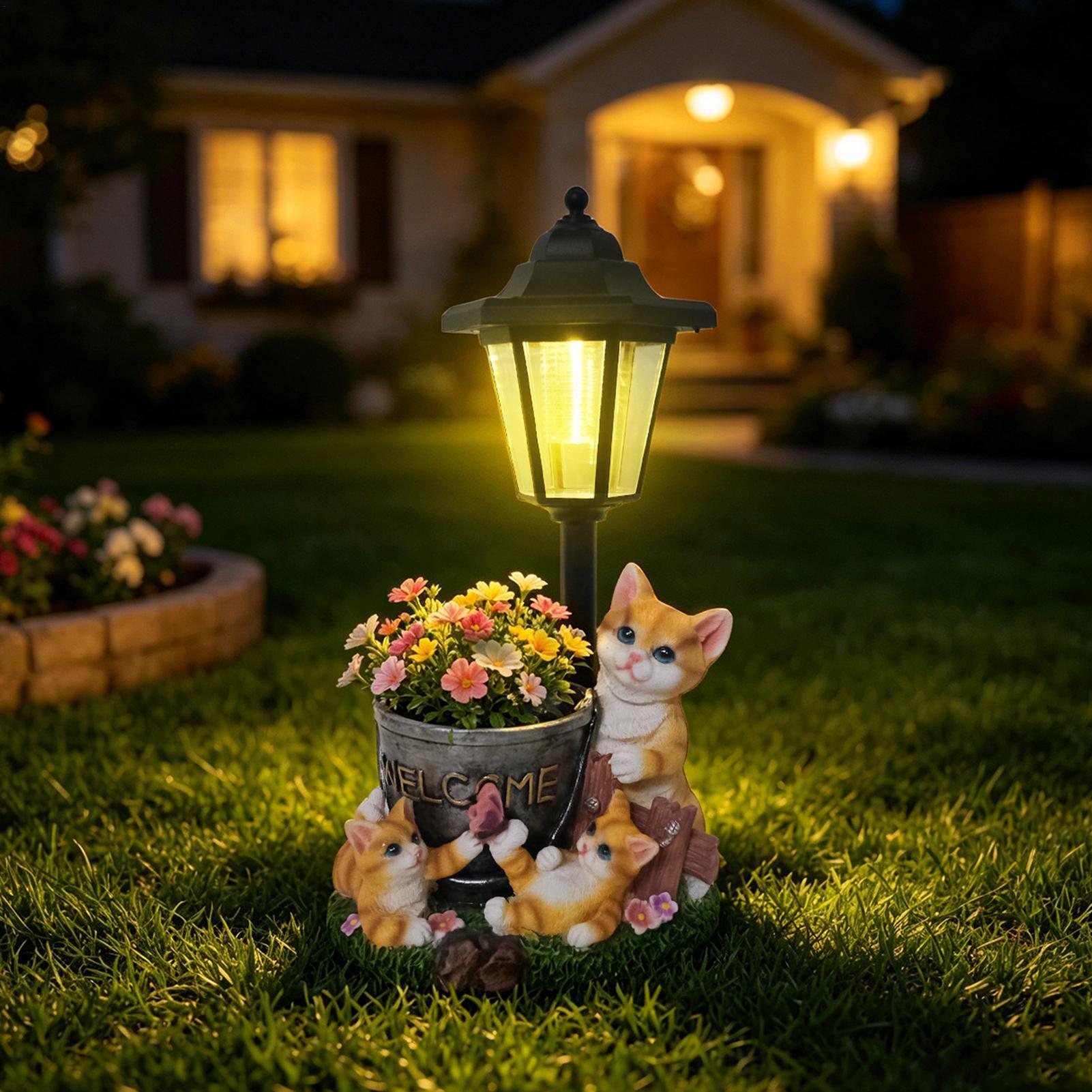 Solar Garden Statues Outdoor C - Outdoor Lighting For Patio avaliação e preço