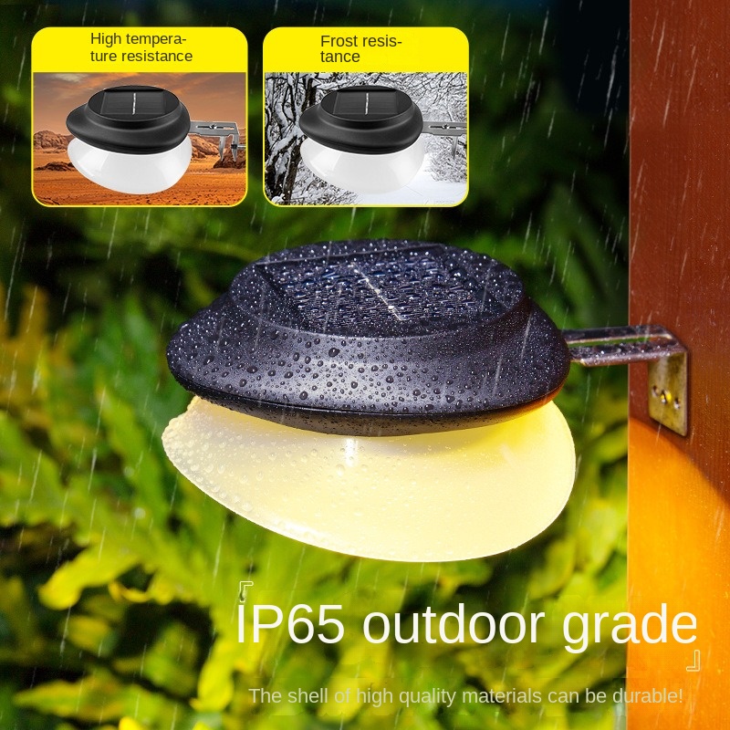 LED Solar Lights Waterproof Ou - Outdoor Lighting On Fence avaliação e preço