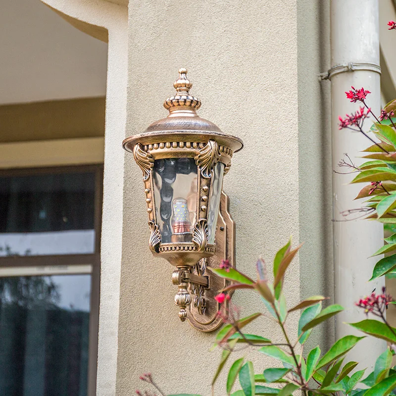Retro Outdoor Wall Lamp Europe - Outdoor Lighting Bronze avaliação e preço