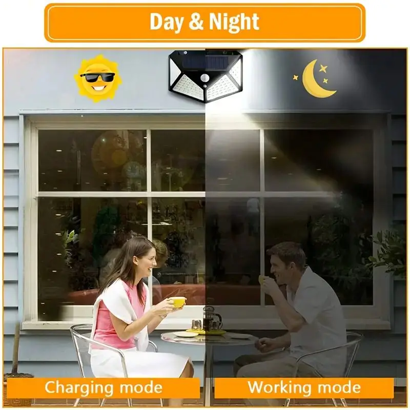 100LED Outdoor Solar Garden Li - Outdoor Lighting On Fence avaliação e preço