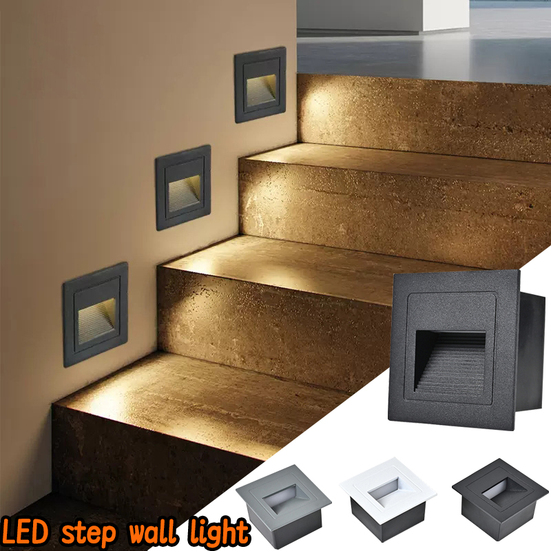 LED Stair Light Wall Lamp 3W I - Outdoor Lighting On Stairs avaliação e preço