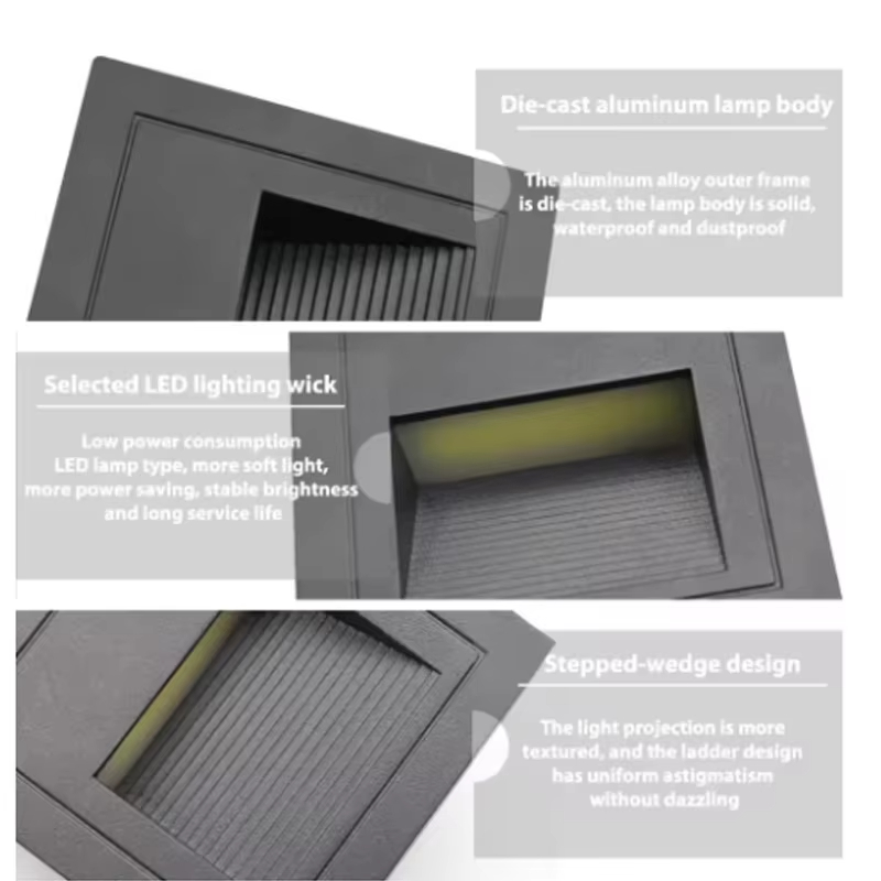 LED Stair Light Wall Lamp 3W I - Outdoor Lighting On Stairs avaliação e preço
