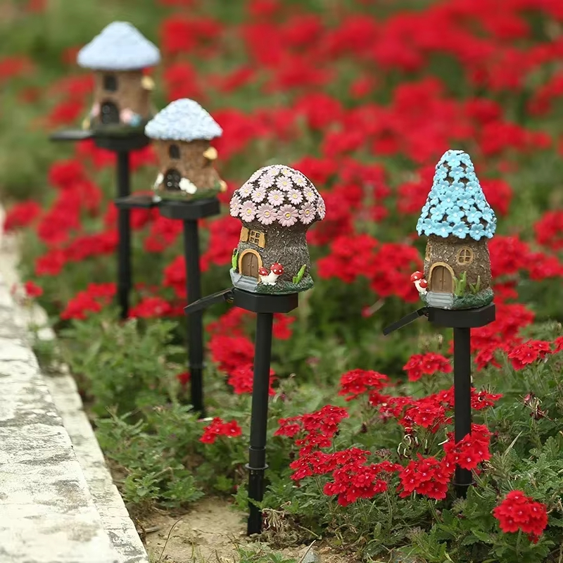 1pc Creative Solar Resin Mushr - Outdoor Lighting Architectural avaliação e preço