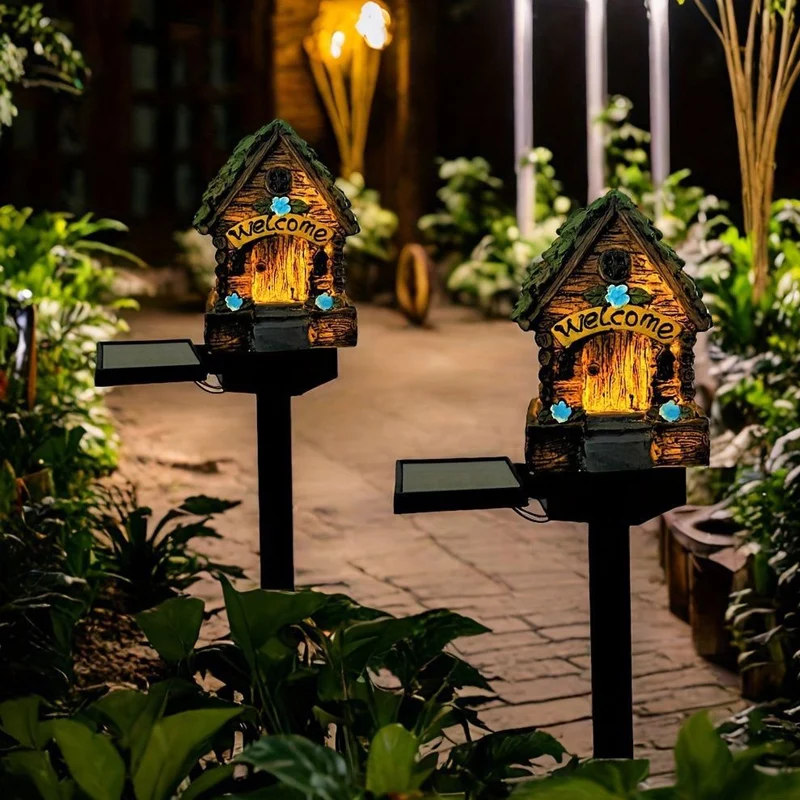 1pc Creative Solar Resin Mushr - Outdoor Lighting Architectural avaliação e preço