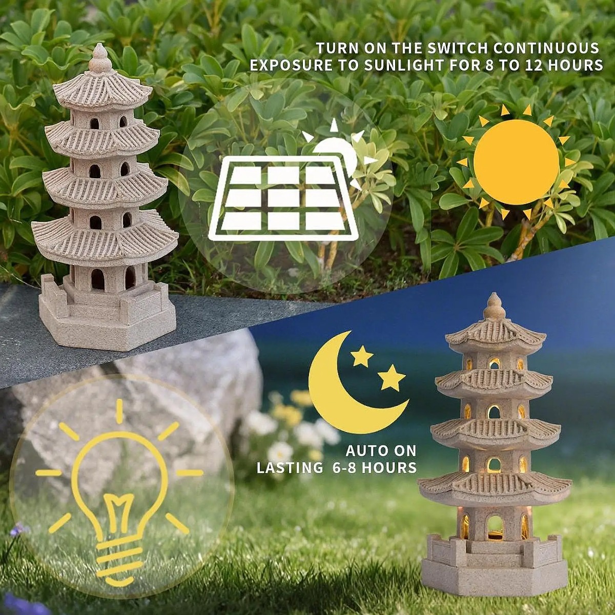 Solar Garden Lights Outdoor La - Outdoor Lighting Japanese avaliação e preço