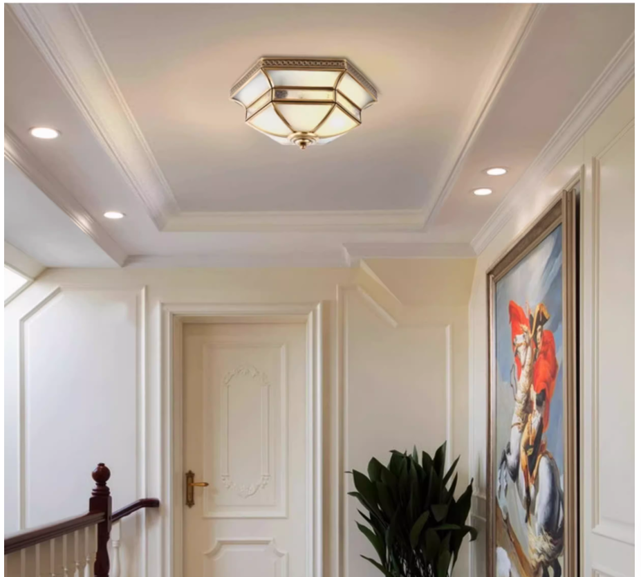 Copper Ceiling Lamp Outdoor St - Outdoor Lighting Bronze avaliação e preço