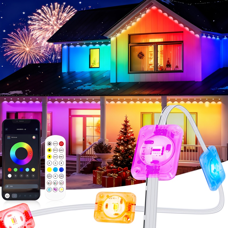 RGB+IC Smart Outdoor Eaves Lig - Outdoor Lighting Diy avaliação e preço