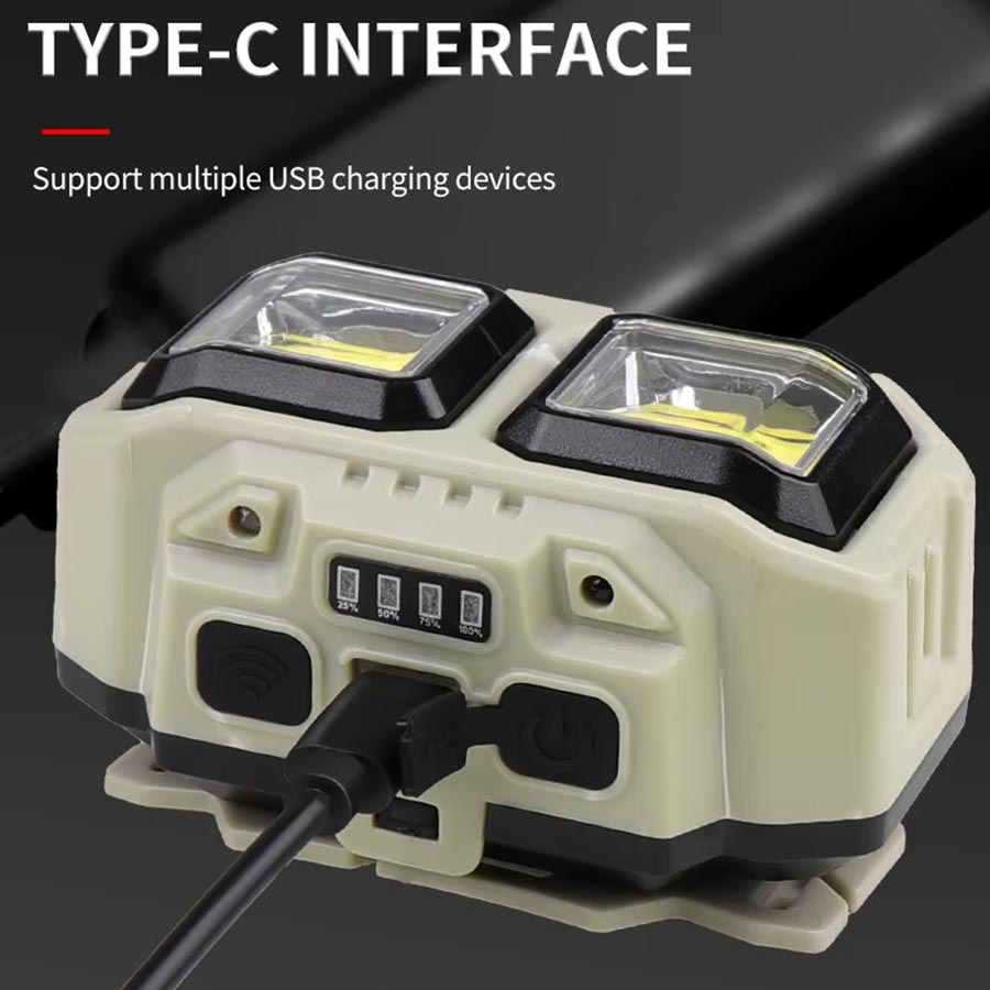 COB LED Headlamp Rechargeable  - Outdoor Lighting Diy avaliação e preço
