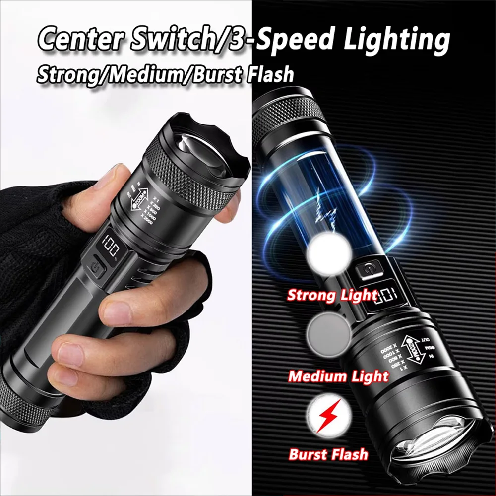 Rechargeable LED Flashlight Zo - Outdoor Lighting Diy avaliação e preço
