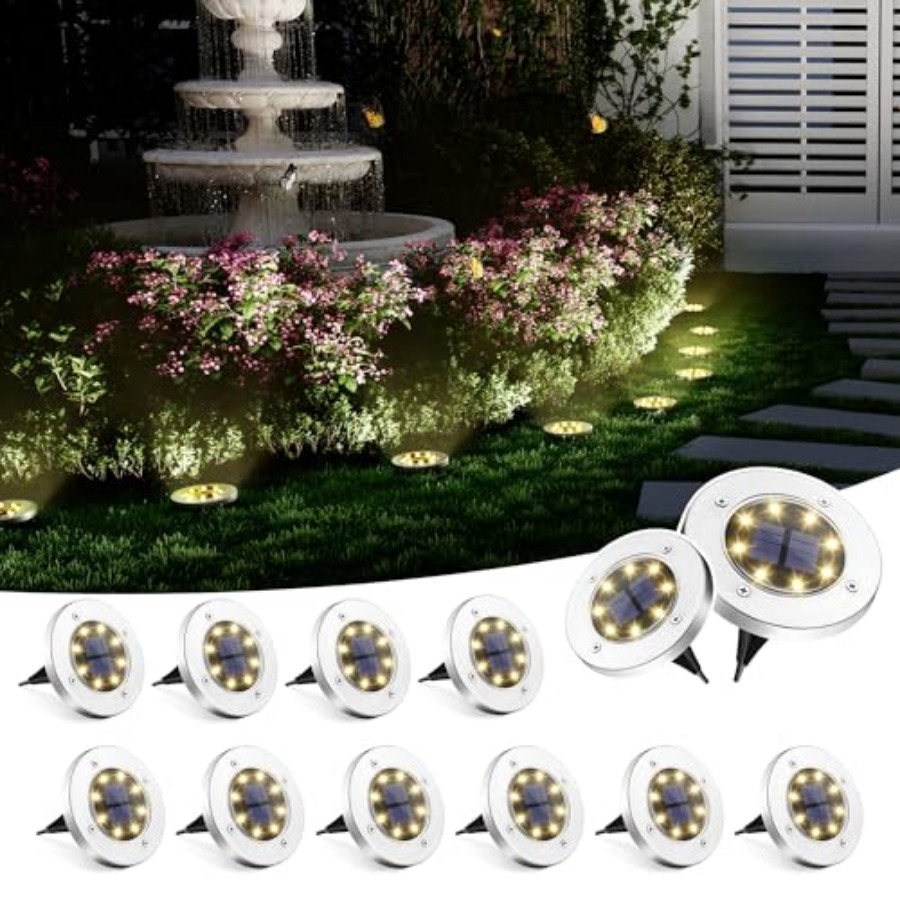 Solar Ground Lights Solar Ligh - Outdoor Lighting Ground avaliação e preço
