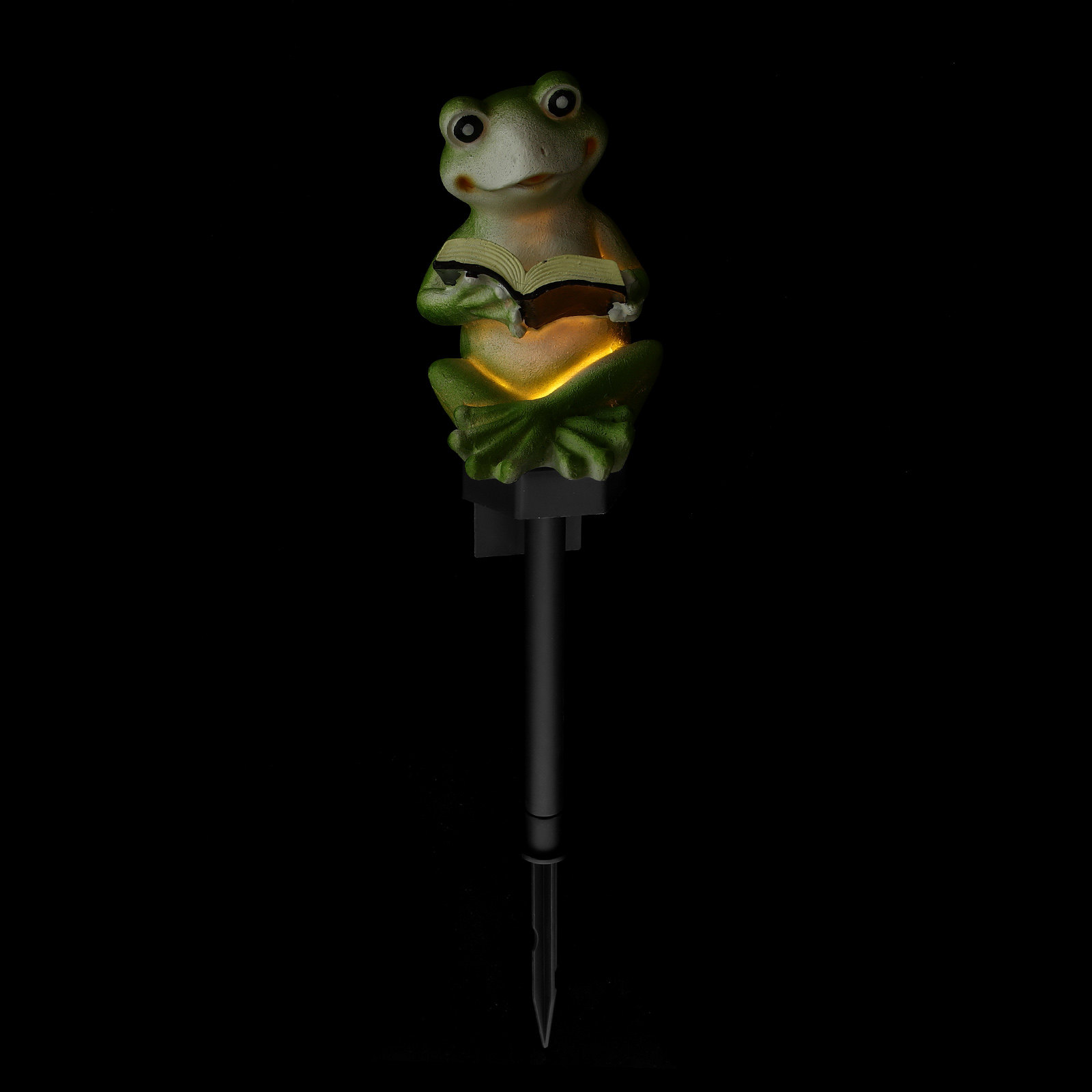 Solar Frog Lights Resin Garden - Outdoor Lighting Yard Stakes avaliação e preço